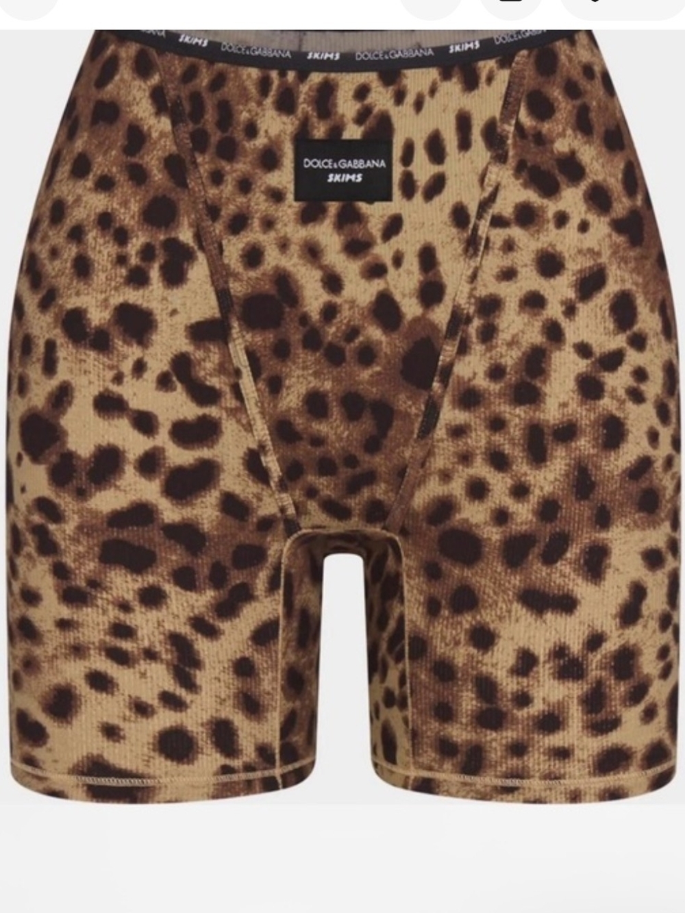 Dolce & Gabbana X Skims Ribbed Shorts